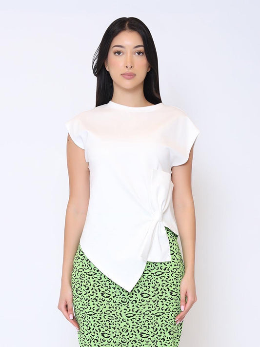 White Bow Tank Top