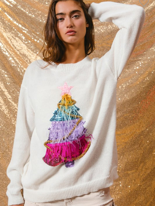 CHRISTMAS TREE MAGIC SWEATER
