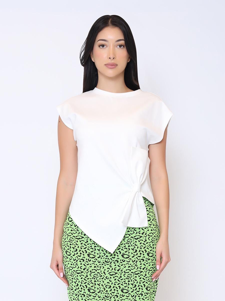 White Bow Tank Top