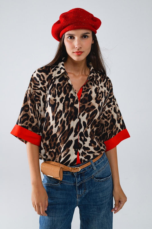 Luxe Leopard Blouse